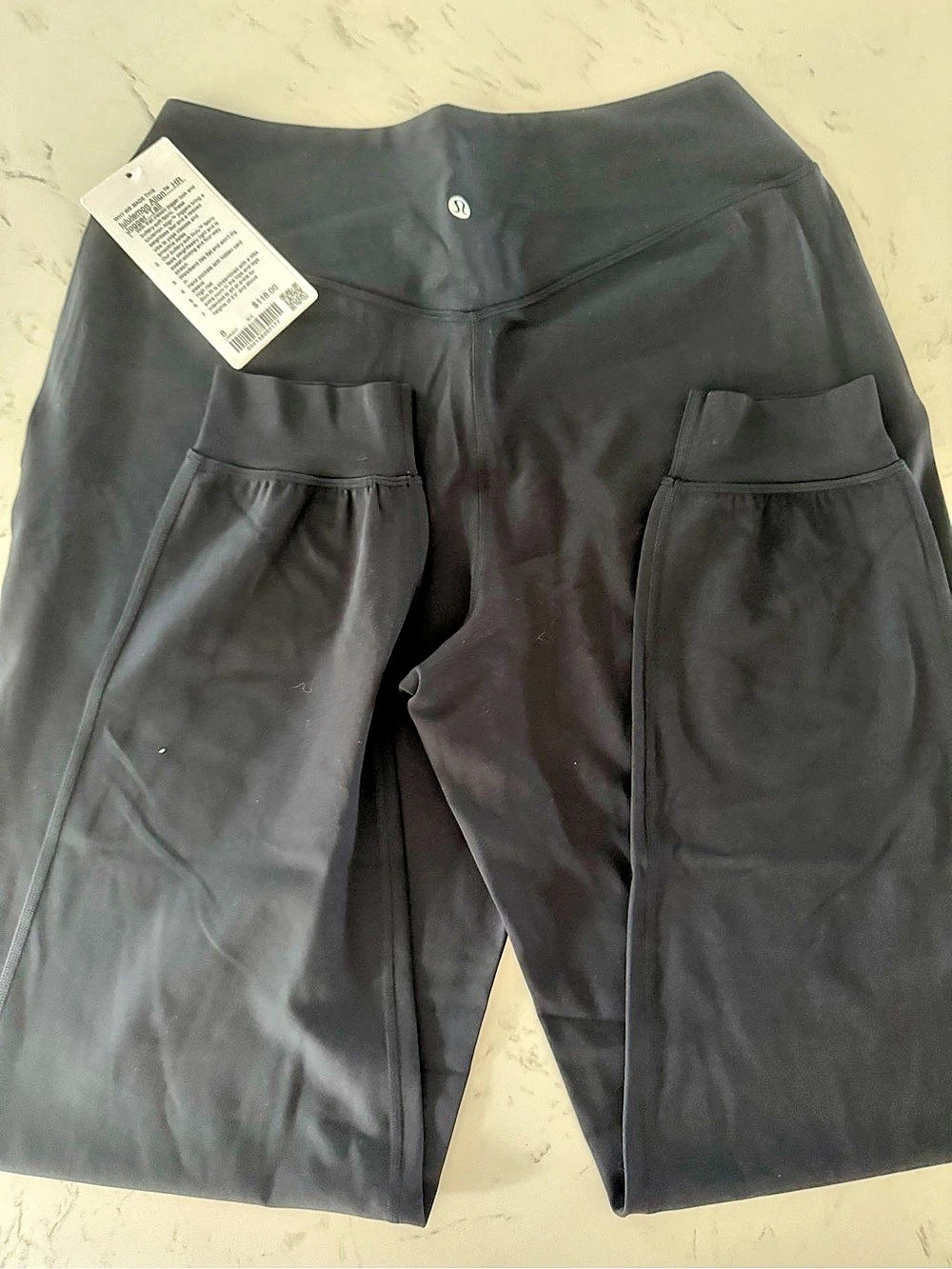 Lululemon Align HR Jogger Tall Black Leggings Size 8